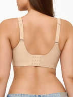 Seamless Wireless Deep-V Design Comfort Bra