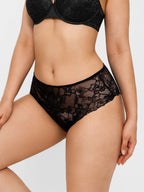Lace Mid-Rise Brief