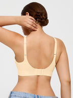 4-Pack Wireless Seamless Silky Push-Up V-Neck Bra Bundle