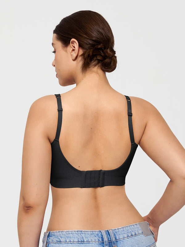 Wireless Comfort Neckline Push Up Bra