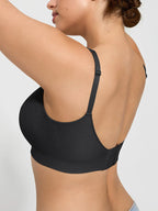 Wireless Comfort Neckline Push Up Bra