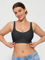 Wireless Comfort Neckline Push Up Bra