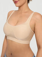 Wireless Comfort Neckline Push Up Bra