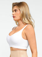 Seamless Adjustable Wide-Strap Underwire-Free Smoothing Bra