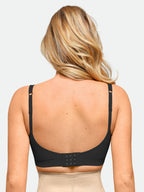 Seamless Adjustable Wide-Strap Underwire-Free Smoothing Bra