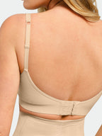 Seamless Adjustable Wide-Strap Underwire-Free Smoothing Bra