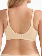 Seamless Wireless Adjustable Wide-Strap Everyday Bra