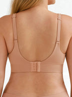 Seamless Wireless Adjustable Wide-Strap Bra