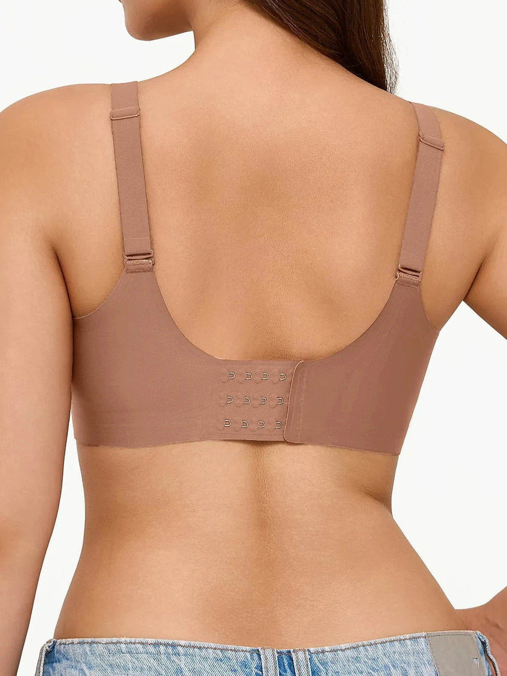 Seamless Wireless Deep-V Design Comfort Bra