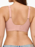 Seamless Wireless Deep-V Design Comfort Bra