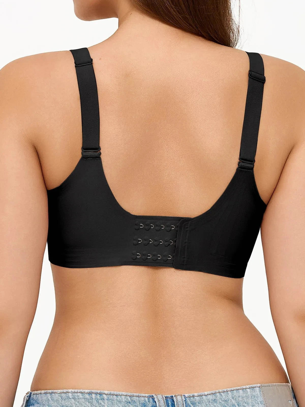 Seamless Wireless Deep-V Design Comfort Bra