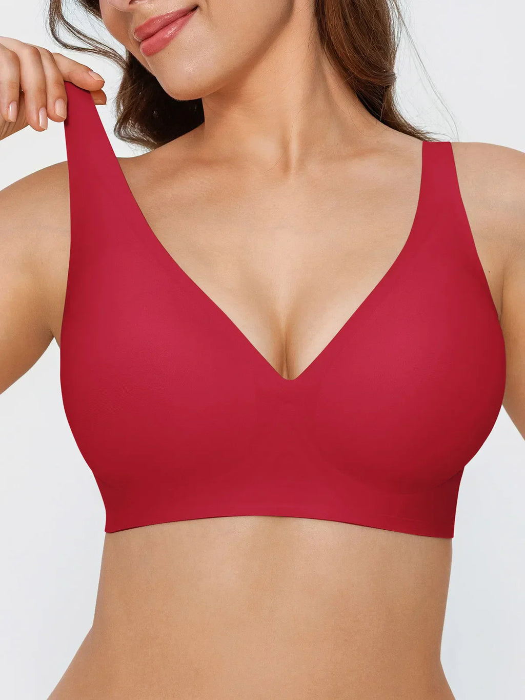 Seamless Wireless Jelly Leopard Contour Minimizer Support Bra