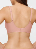 Seamless Wireless Jelly Leopard Contour Minimizer Support Bra