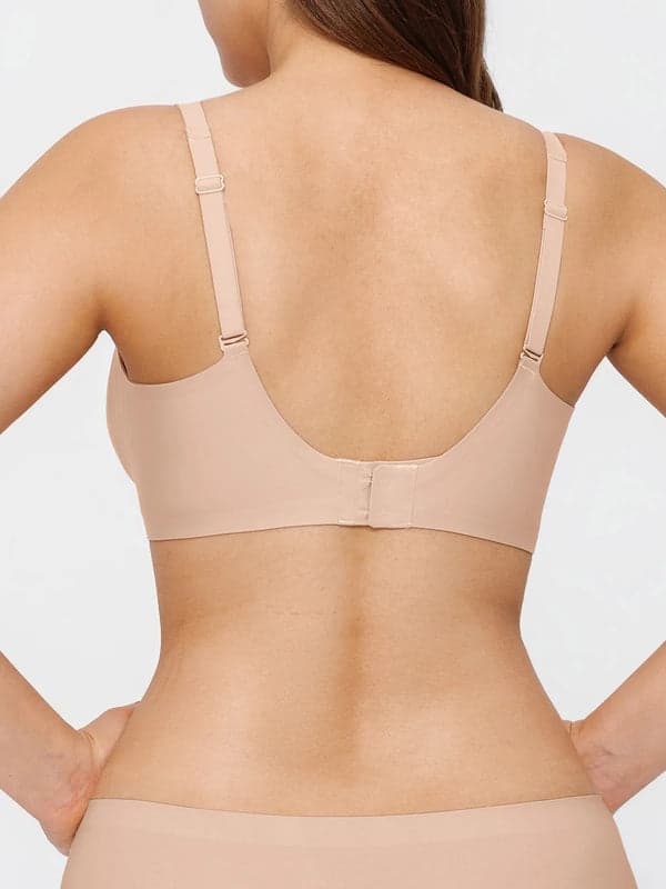 Seamless Wireless Jelly Leopard Contour Minimizer Support Bra